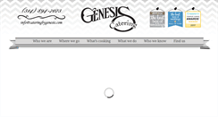 Desktop Screenshot of cateringbygenesis.com